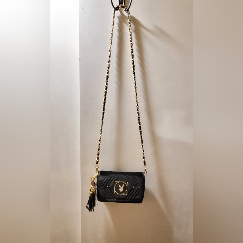 Playboy Black Velvet Purse
